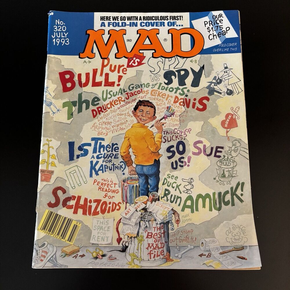 Mad Magazine July 1993 Number 320 A Few Good Men Disney Vintage